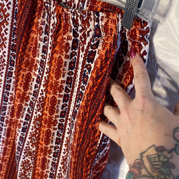 Japna small tribal striped orange red white - Picture 4 of 6